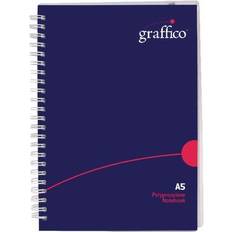 Nu Graffico Hard Cover Wirebound Notebook 160 Pages A5 EN08814