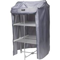 Steam cord holder Clothing Care 3 Tier Heated Clothes Airer with Cover