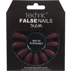 Technic Stiletto Nails Bordeaux 24-pack