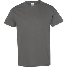Gildan Mens Heavy Cotton Short Sleeve T-Shirt 5-pack - Charcoal