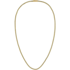 Hugo Boss Men Jewellery Hugo Boss Curb Chain Necklace - Gold