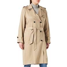 Tommy Hilfiger Women - XL Coats Tommy Hilfiger Tencel Trench Coat - Beige