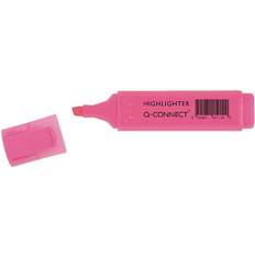 Pink Markers Q-CONNECT Highlighter Pen Pink Pk10 KF01112