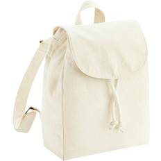 Canvas Fabric Tote Bags Westford Mill EarthAware Mini Organic Backpack Natural Natural
