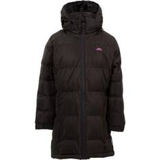 Black - Down jackets Trespass Girl's Tiffy Padded Casual Jacket - Black