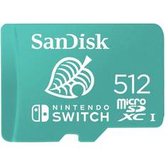 512 GB Memory Cards SanDisk Nintendo Switch microSDXC Class 10 UHS-I U3 100/90MB/s 512GB