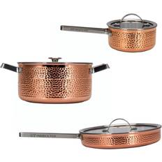 Coppers Cookware Sets Vargen & Thor Mjölner Cookware Set with lid 3 Parts