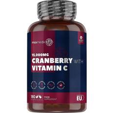 Vitamins & Minerals Maxmedix Cranberries with vitamin C 15000mg 180 pcs