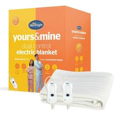 Double electric blankets Silentnight Yours & Mine Dual Control Electric Blanket Double