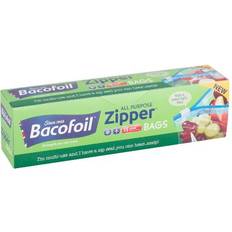Freezer Safe Plastic Bags & Foil Bacofoil - Ziplock Bag 15pcs 1L