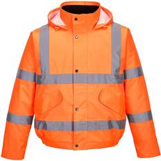 Orange Work Clothes Portwest S463 Hi-Vis Winter Bomber Jacket