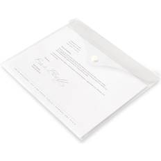 Office Depot Paper Storage & Desk Organizers Office Depot Polypropylene A4 Document Wallets Clear (5/pk)