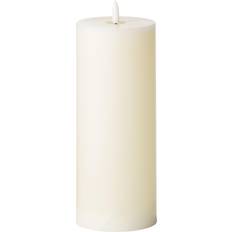 White LED Candles Hill Interiors Luxe Collection Natural Glow 3.5 x 9 LED Ivory LED Candle