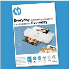 HP Lamination Films HP Everyday Laminating Pouch Business Card & Credit Card Glossy 2 x 40 (80 Microns) Transparent Pack of 100