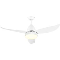 Ceiling Fans Homcom Fan with Light, Reversible Airflow, 3