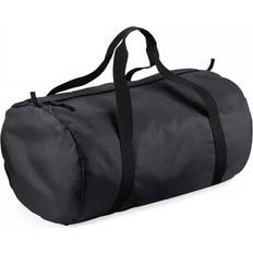 Duffle Bags & Sport Bags BagBase Packaway Barrel Bag BG150 Black/Black One Size Colour: Black/B