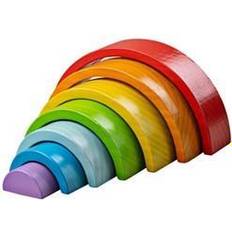 Stacking Toys Bigjigs Small Stacking Rainbow Toy