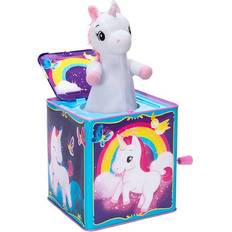 Schylling Pop & Glow Unicorn Jack In The Box