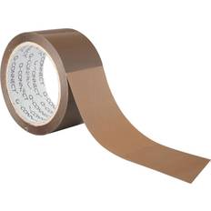 Shipping & Packaging Supplies Q-CONNECT Polypropylene Packaging Tape 50mmx66m (Pack of 6) Brown