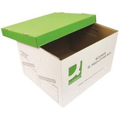 Archiving Boxes on sale Q-CONNECT MegaStore Box Green and White (Pack of 10) KF21738