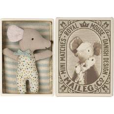 Maileg Soft Toys Maileg Baby Mouse Blue