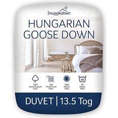Checkered Textiles Snuggledown Hungarian Goose Down 13.5 Tog Duvet (200x135cm)