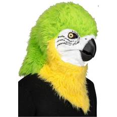 Yellow Head Masks Fancy Dress My Other Me Adults Parrot Mask