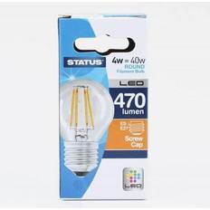 Status 4W Round LED Filament Bulb ES