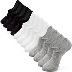 IDEGG No Show Socks - Black/Grey/White
