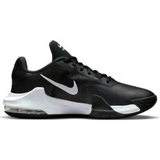 Black Basketball Shoes Nike Air Max Impact 4 - Black/Anthracite/Racer Blue/White