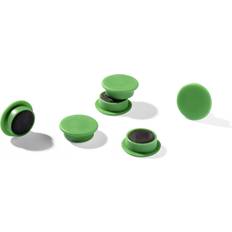Durable Magnets 21 mm 210p Green Pack of 6