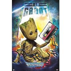 Gold Posters Grupo Erik Marvel Guardians Of The Galaxy Vol2 Groot 61X91Cm Poster