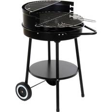 Dkd Home Decor Coal Barbecue with Wheels Metal 59