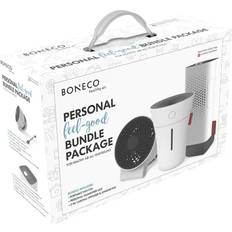 Boneco Air Cooler Boneco 80002 Portable Air Purifier, Humidifier & Fan Bundle, White