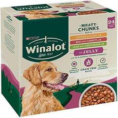 Winalot Dog Food Pouches Mixed in Jelly 24x100g