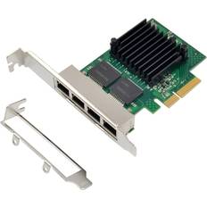 ProXtend PXNC10797 PCIe X1 Quad RJ45 Gigabit Ethernet NIC-Wired-PCI Express