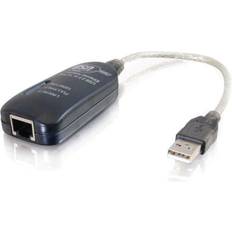 C2G 7.5in USB 2.0 to Ethernet Adapter Network adapter USB 2.0 10/100 Ethernet silver