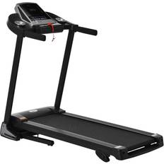 Foldable Fitness Machines Homcom Folding Treadmill with Led Display