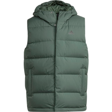 Adidas Vests on sale adidas Helionic Hooded Down Vest - Green Oxide