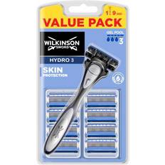 Dry Skin Razors Wilkinson Sword Hydro 3 Razor + 9 Razor Blade