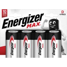 Energizer Max Alkaline D 4pcs