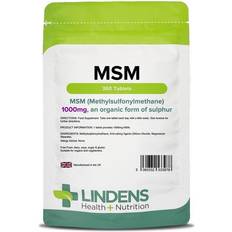 MSM Supplements Lindens Msm (Methylsulfonylmethane) 1000Mg Tablets 360