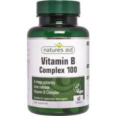 Natures Aid Mega Potency Vitamin B Complex, 60 Tablets 60 pcs