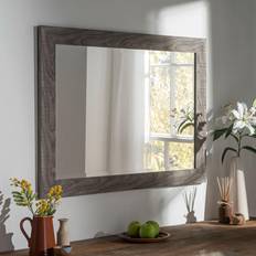 Rustic Grey Wall Grey 99cm Wall Mirror
