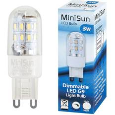 Halogen Lamps MiniSun 3W G9 Capsule Bulb In Cool White Dimmable