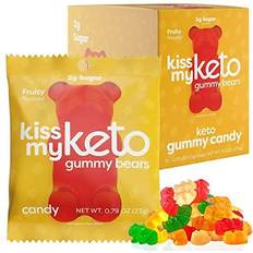 Fruit Punch Vitamins & Minerals Kiss Keto Gummy Bears Fruity 23g 12 pcs