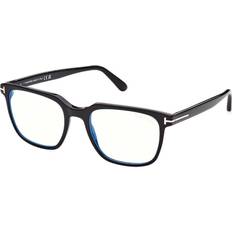 Tom Ford Glasses & Reading Glasses Tom Ford FT 5818-B 001, including lenses, SQUARE Glasses, MALE