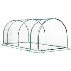 OutSunny Tunnel Greenhouse Grow Steel Frame Pe