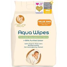 Aucune Aqua Biodegradable Plastic Free Baby Wipes 64