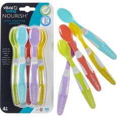 Machine Washable Children's Cutlery Vital Baby Nourish Start Weaning Spoons 5-pack